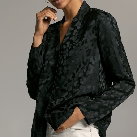 Aritzia Babaton Power Blouse in black Small - Picture 2 of 11